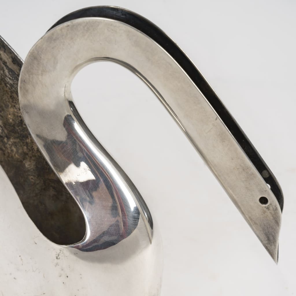 GIO PONTI (1891 – 1979) : Cygne en argent massif | Biron 