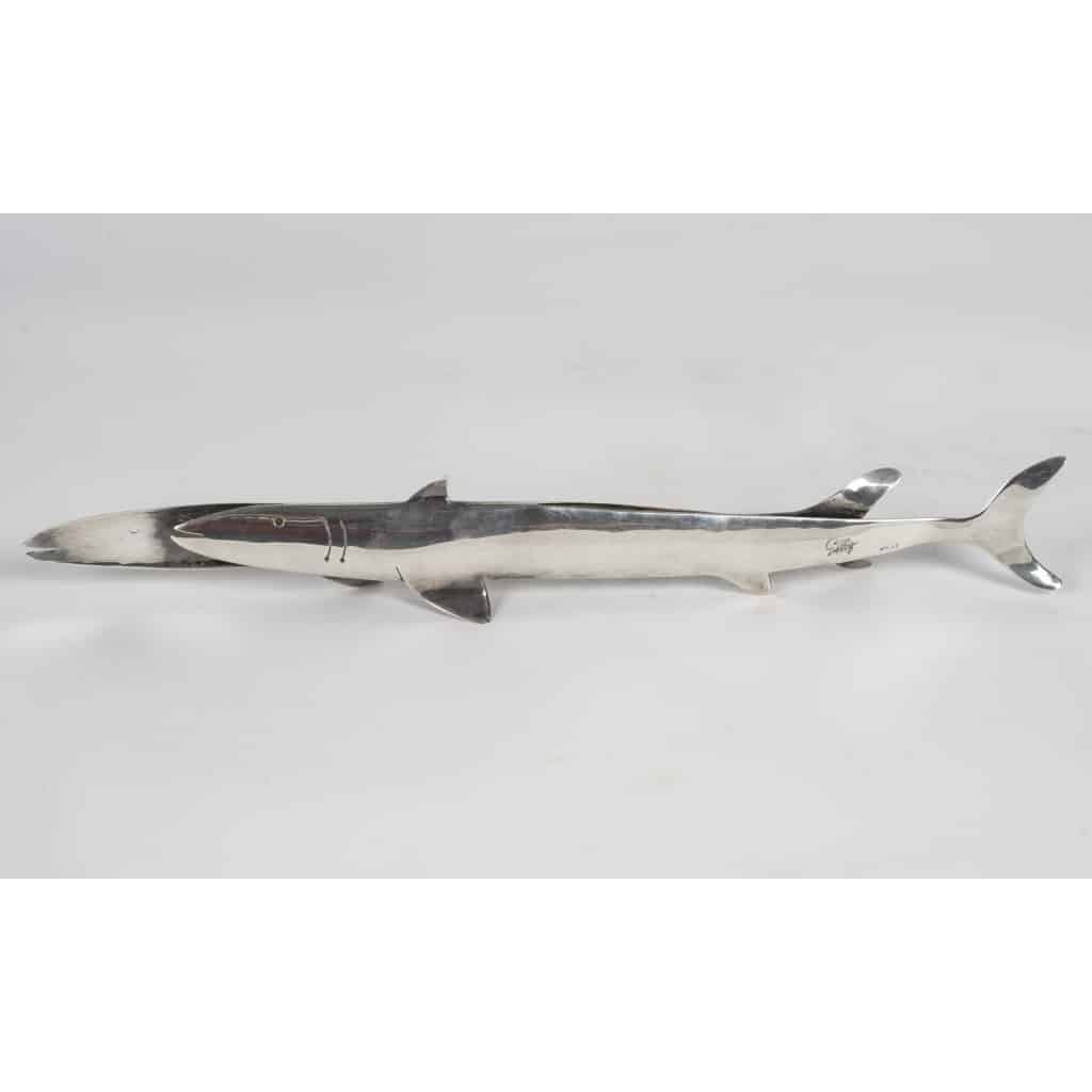 Gio Ponti : Requin en argent massif | Biron 