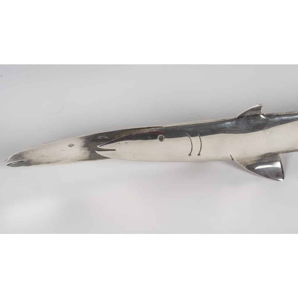 Gio Ponti : Requin en argent massif | Biron 
