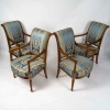 Georges Jacob reçu Maitre en 1765 Quatre fauteuils en acajou époque Directoire vers 1795-1799 | Biron 