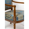 Georges Jacob reçu Maitre en 1765 Quatre fauteuils en acajou époque Directoire vers 1795-1799 | Biron 