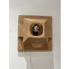 Paire d’appliques en terre cuite et argile de Guy Bareff | Biron 