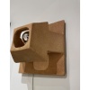 Paire d’appliques en terre cuite et argile de Guy Bareff | Biron 