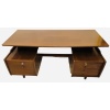HAUVILLE Jacques Bureau Double Face Ouvrant Par Trois Tiroirs Et Un Caisson | Biron 