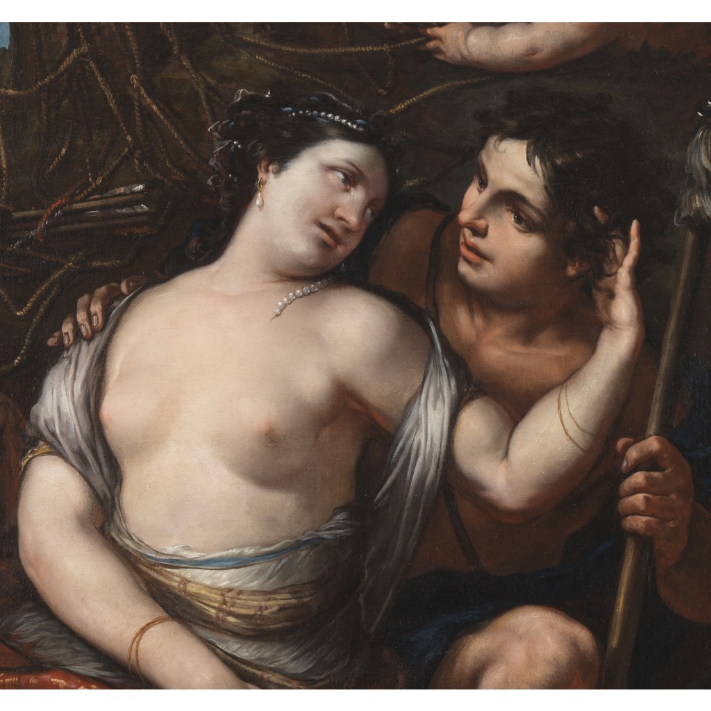 Vénus et Adonis – Attribué à Antonio Bellucci (1654 – 1726) | Biron 