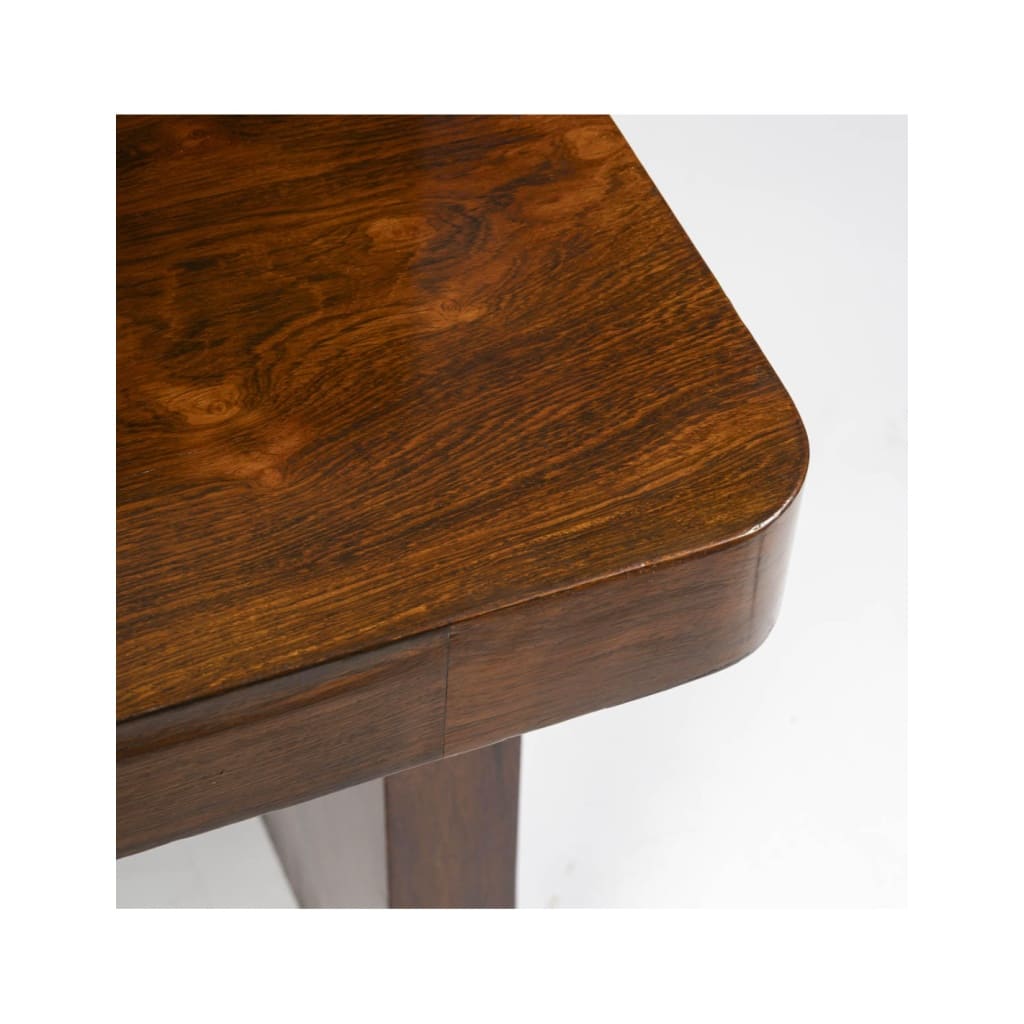 Bureau de style Cubiste, 1930-1940, en placage de palissandre. | Biron 
