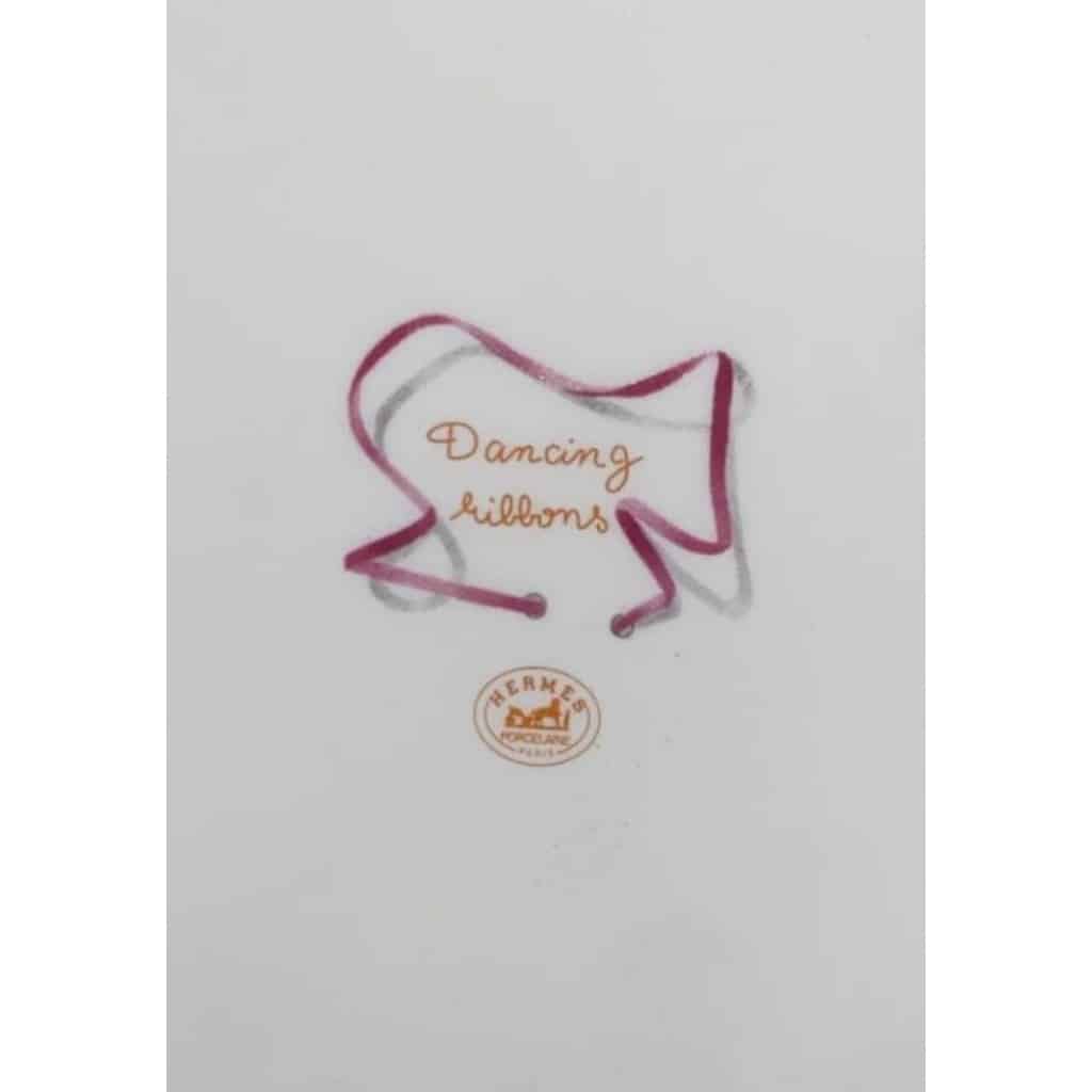 HERMES, « Ribbons » Service de table porcelaine 51 p | Biron 