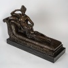 D’après Antonio Canova (1757-1822) – Pauline Borghèse dite Venus Vitrix en bronze et marbre vers 1860-1880 | Biron 