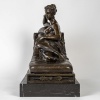 D’après Antonio Canova (1757-1822) – Pauline Borghèse dite Venus Vitrix en bronze et marbre vers 1860-1880 | Biron 