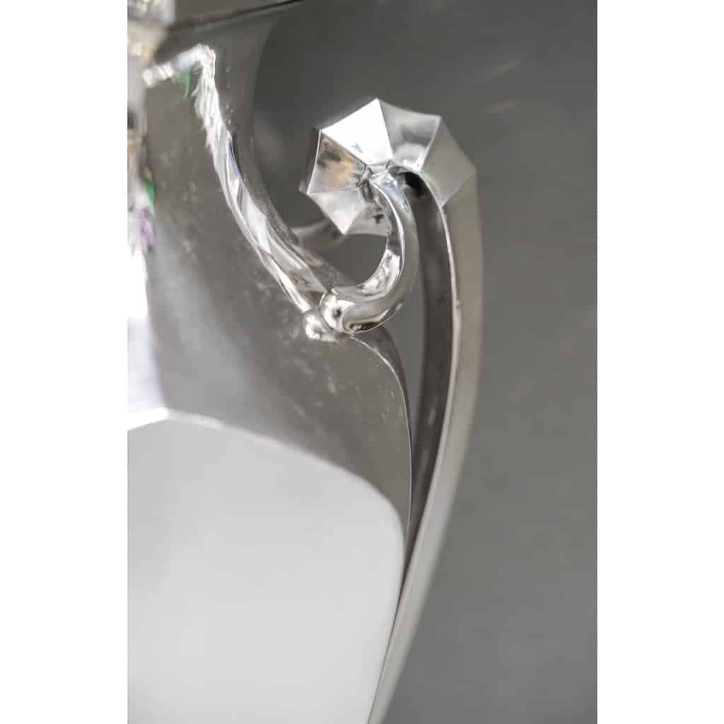 Orfèvre BOULENGER – Vase en argent massif ART DECO circa 1925/1930 | Biron 