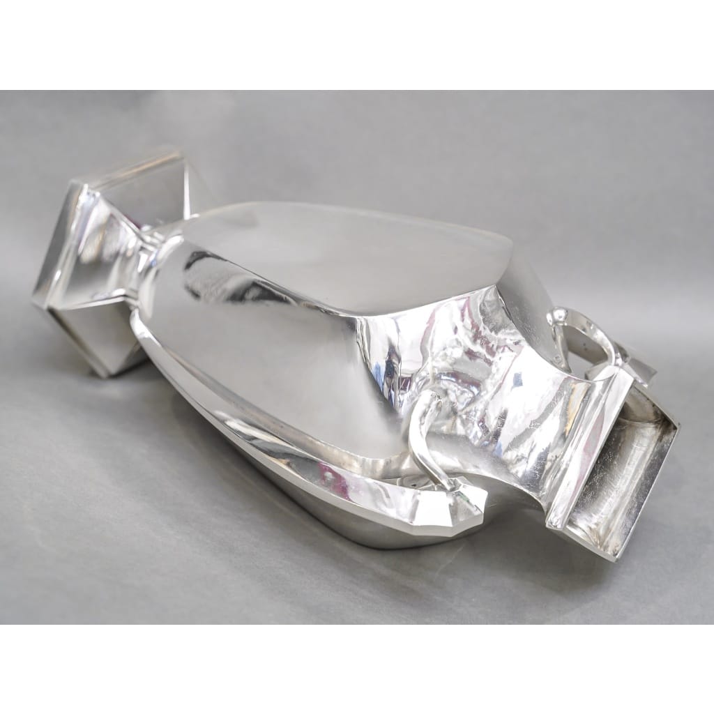 Orfèvre BOULENGER – Vase en argent massif ART DECO circa 1925/1930 | Biron 