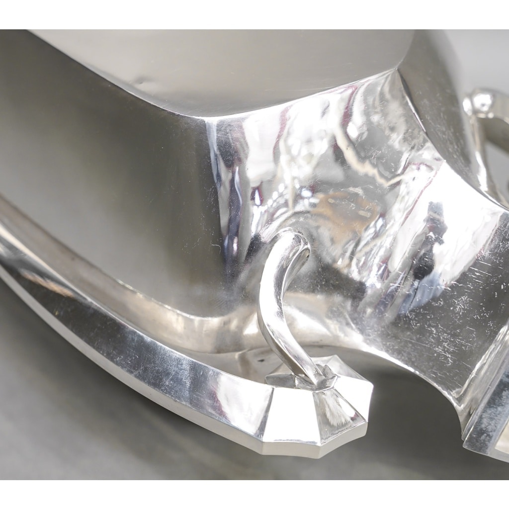 Orfèvre BOULENGER – Vase en argent massif ART DECO circa 1925/1930 | Biron 