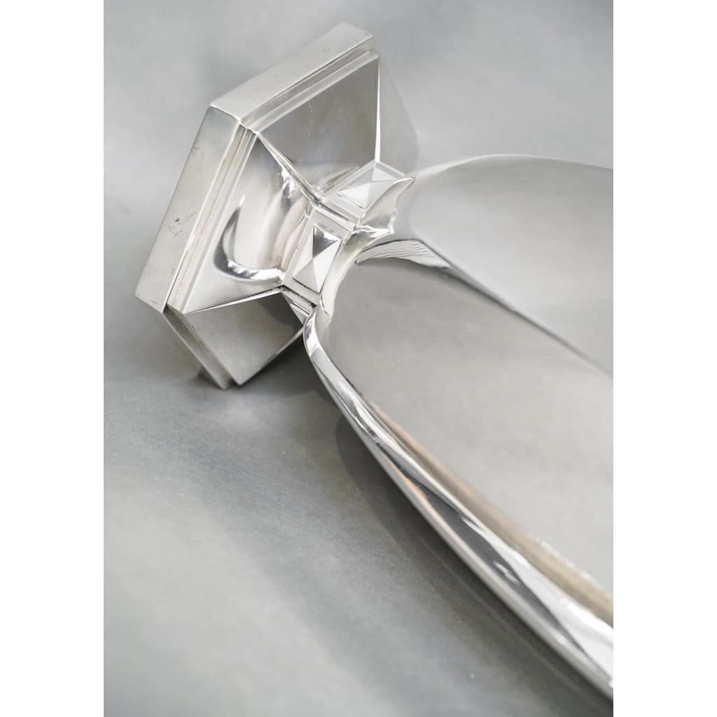 Orfèvre BOULENGER – Vase en argent massif ART DECO circa 1925/1930 | Biron 