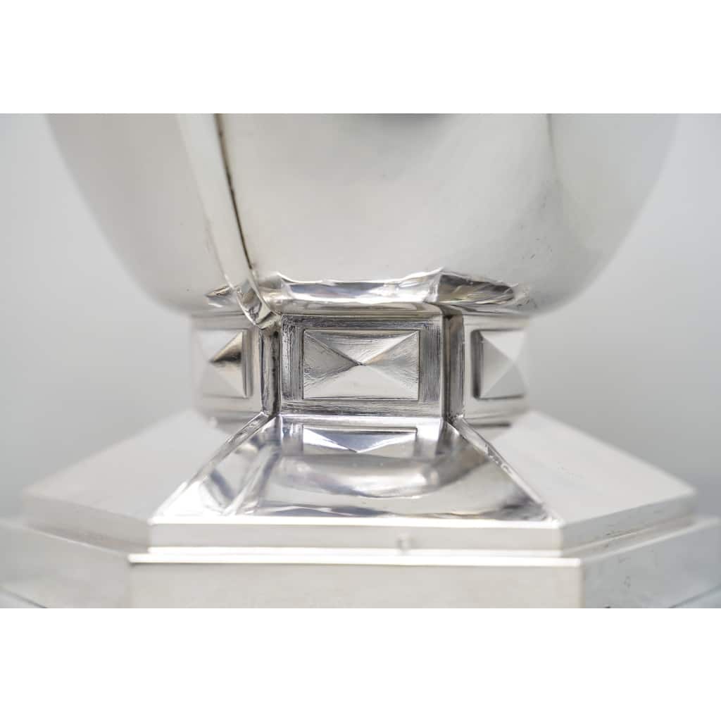 Orfèvre BOULENGER – Vase en argent massif ART DECO circa 1925/1930 | Biron 