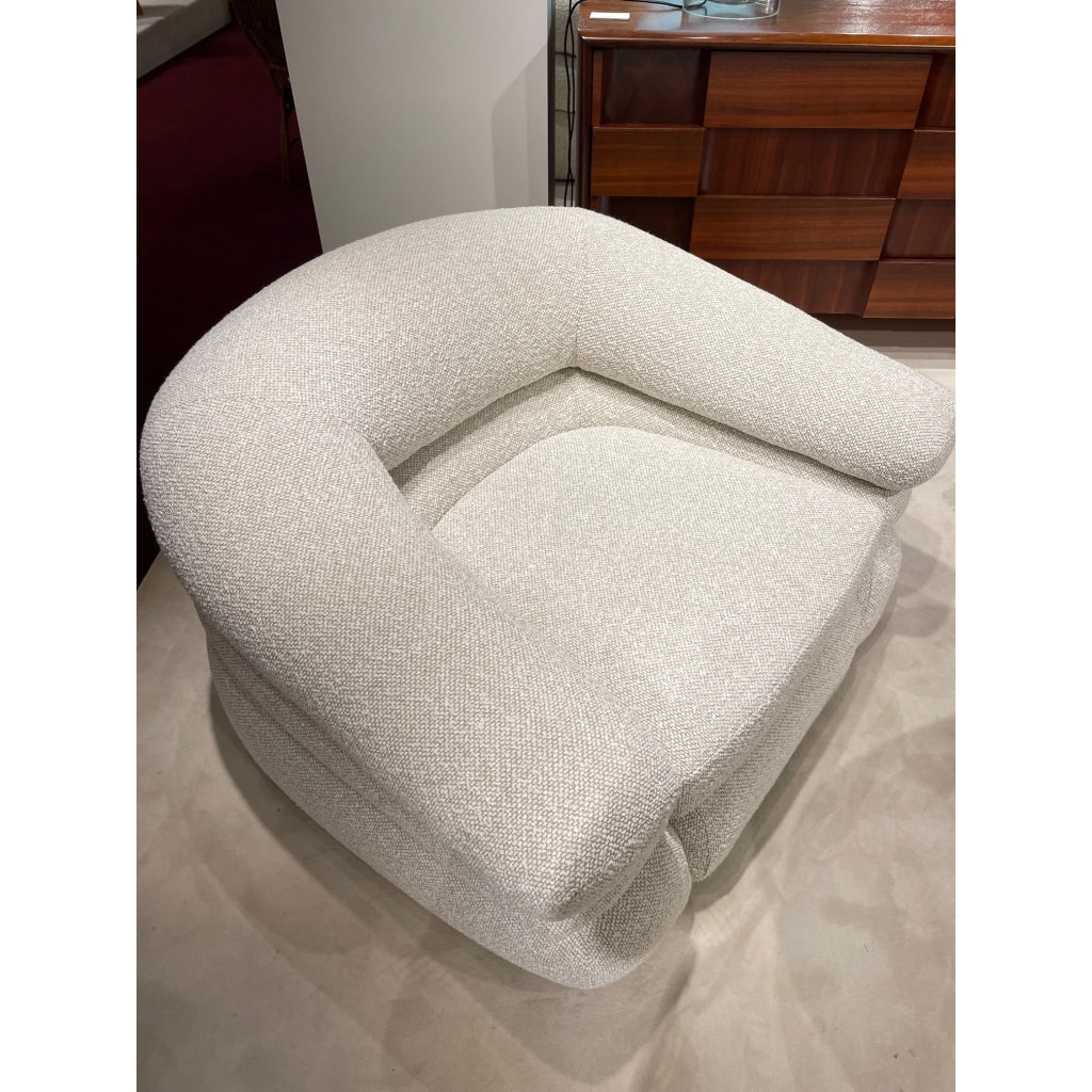 Ensemble fauteuil et pouf d’URBINO et LOMAZZI | Biron 