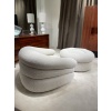 Ensemble fauteuil et pouf d’URBINO et LOMAZZI | Biron 
