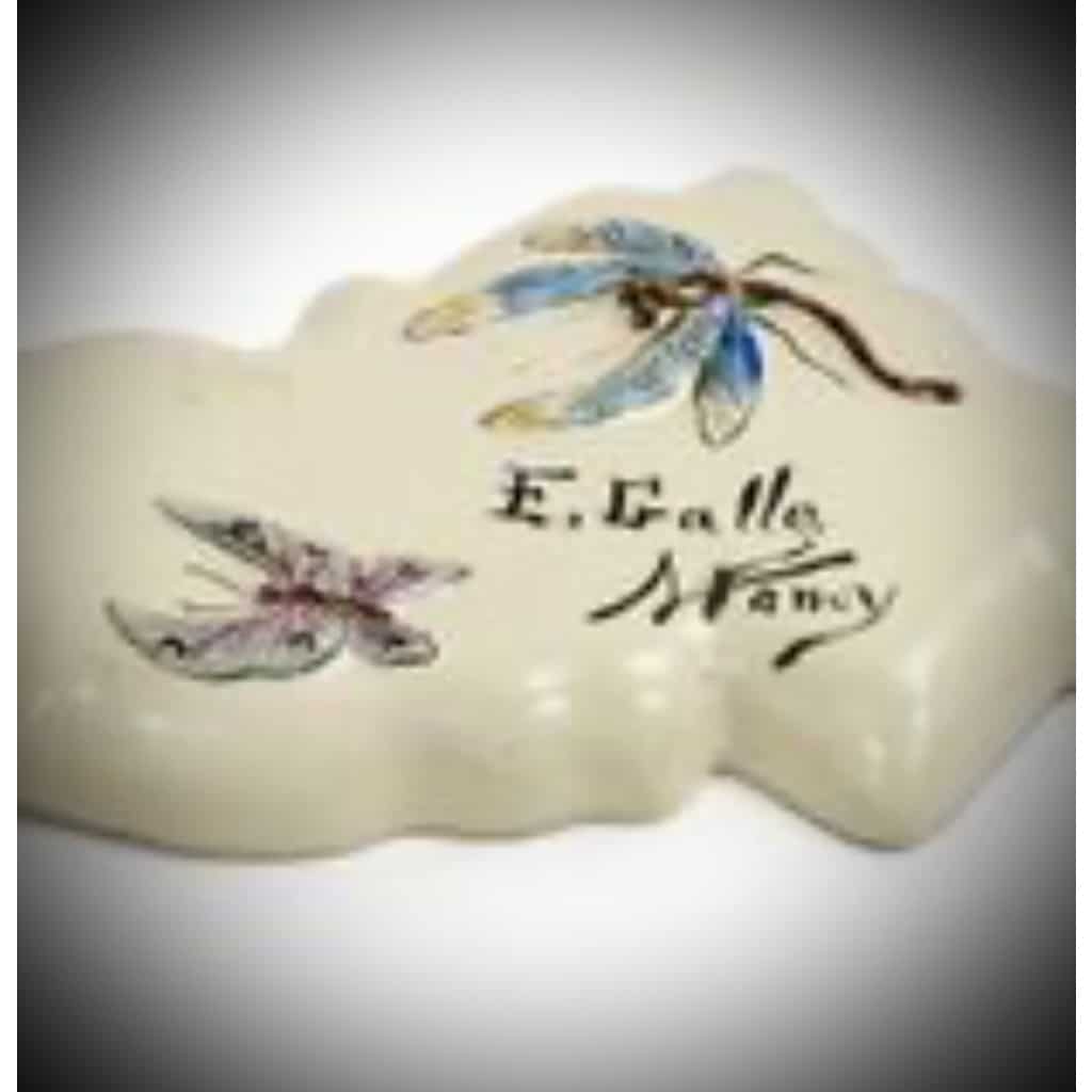 EMILE GALLÉ CERAMIQUE A DECOR DE GEISHA | Biron 