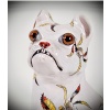 EMILE GALLÉ CHIEN BULL DOG EN CERAMIQUE | Biron 