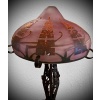LAMPE LE VERRE FRANÇAIS A DÉCOR DE CLEMATITES | Biron 