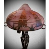 LAMPE LE VERRE FRANÇAIS A DÉCOR DE CLEMATITES | Biron 