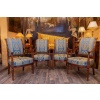 Georges Jacob reçu Maitre en 1765 Quatre fauteuils en acajou époque Directoire vers 1795-1799 | Biron 