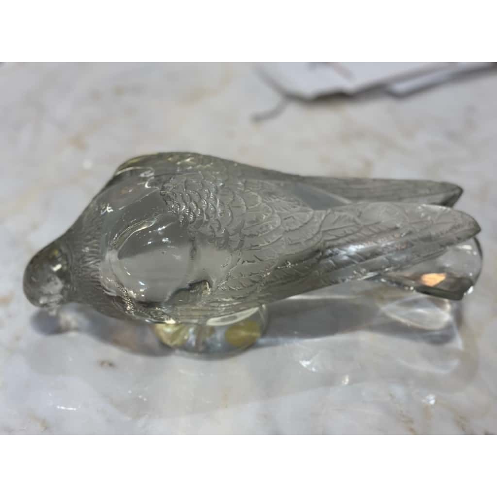 R Lalique, Paire de Pigeon Vervier et Pigeon « GAND » | Biron 