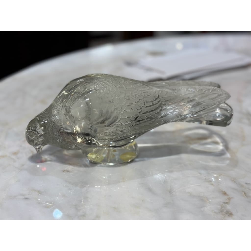 R Lalique, Paire de Pigeon Vervier et Pigeon « GAND » | Biron 