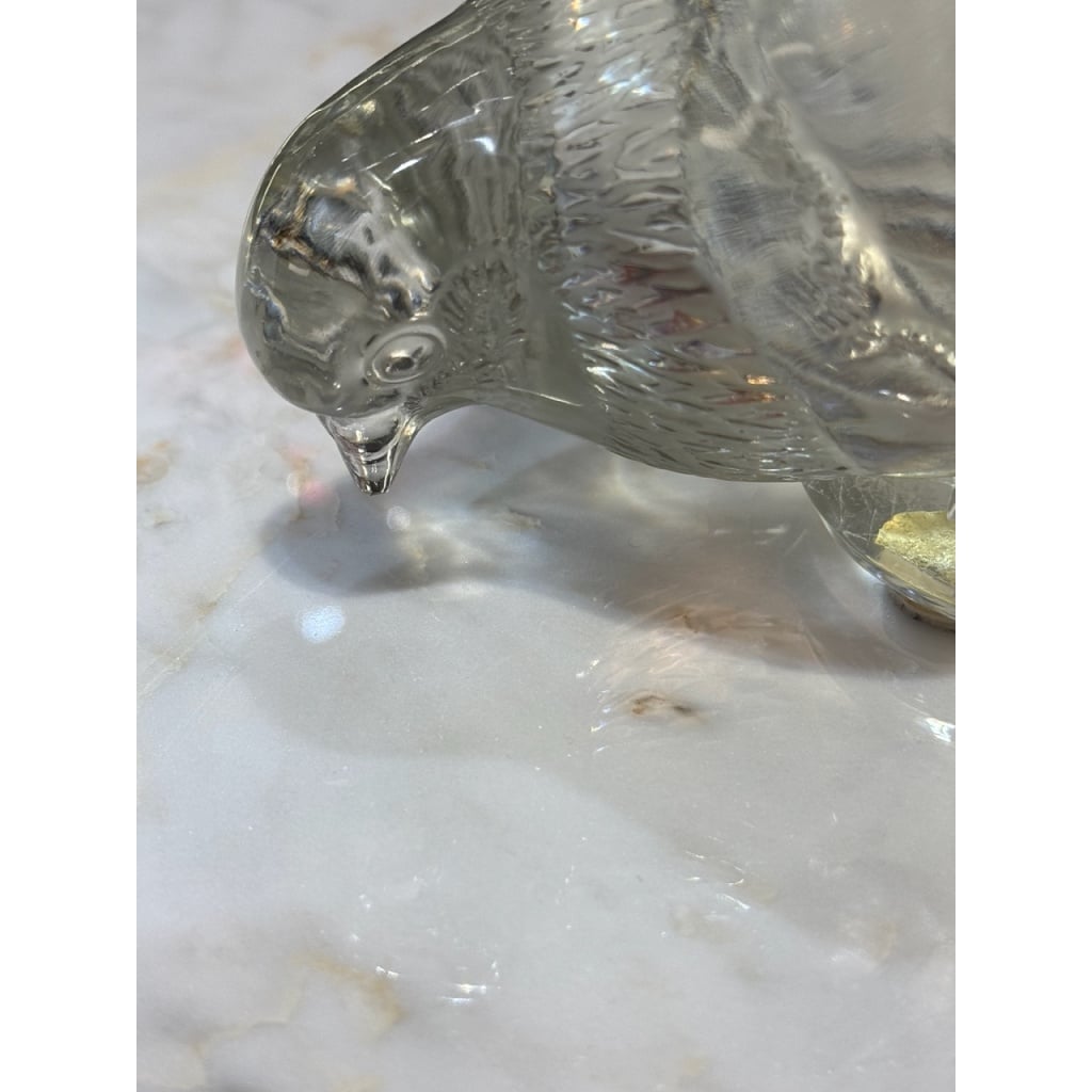 R Lalique, Paire de Pigeon Vervier et Pigeon « GAND » | Biron 