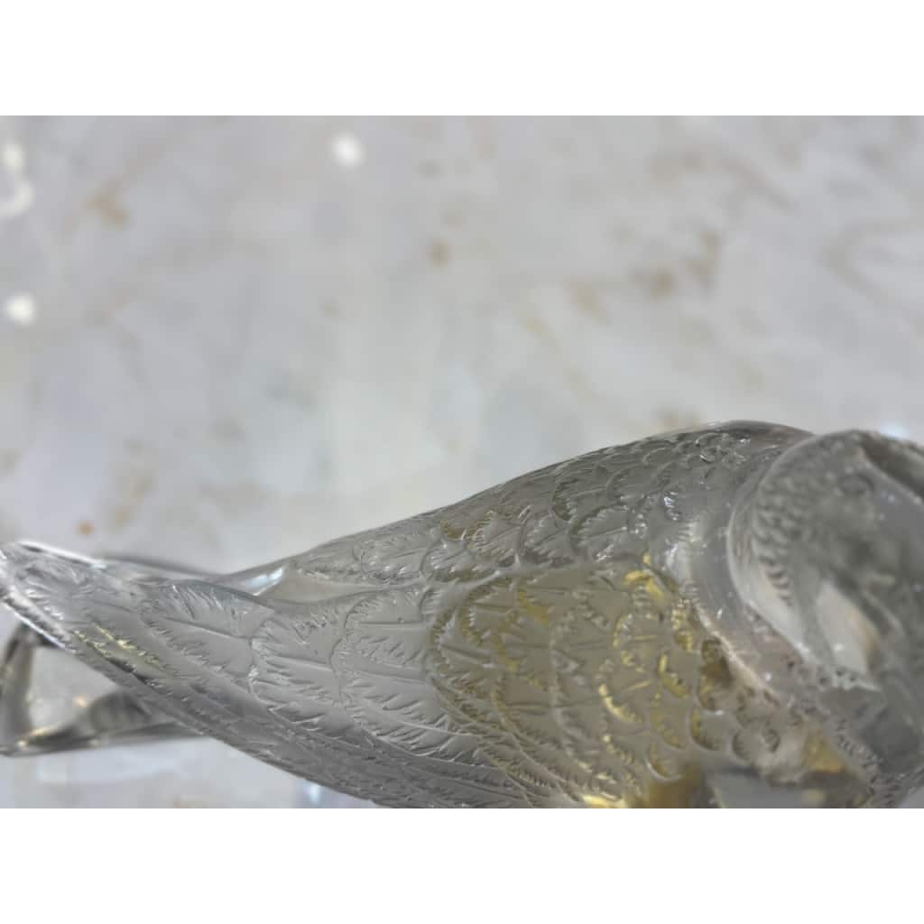 R Lalique, Paire de Pigeon Vervier et Pigeon « GAND » | Biron 