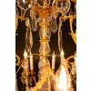 Signé par les Cristalleries de Baccarat, lustre d’époque Napoléon III en bronze doré et décor de cristal taillé vers 1850 -1870 | Biron 