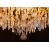 Signé par les Cristalleries de Baccarat, lustre d’époque Napoléon III en bronze doré et décor de cristal taillé vers 1850 -1870 | Biron 