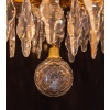 Signé par les Cristalleries de Baccarat, lustre d’époque Napoléon III en bronze doré et décor de cristal taillé vers 1850 -1870 | Biron 