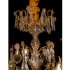 Petit lustre d’époque Louis XV en bronze doré et cristal taillé vers 1760-1770 | Biron 