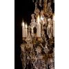 Signé par les Cristalleries de Baccarat paire de lustres de style Louis XV en bronze doré et cristal taillé vers 1880-1890 | Biron 