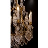 Signé par les Cristalleries de Baccarat paire de lustres de style Louis XV en bronze doré et cristal taillé vers 1880-1890 | Biron 