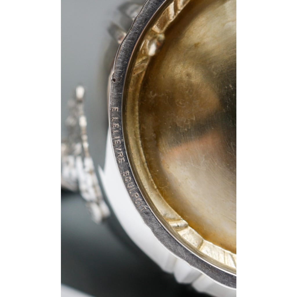 LELIÈVRE (Eugène-Alfred) – Cafetière en argent Massif TIFFANY circa 1880 ART NOUVEAU | Biron 