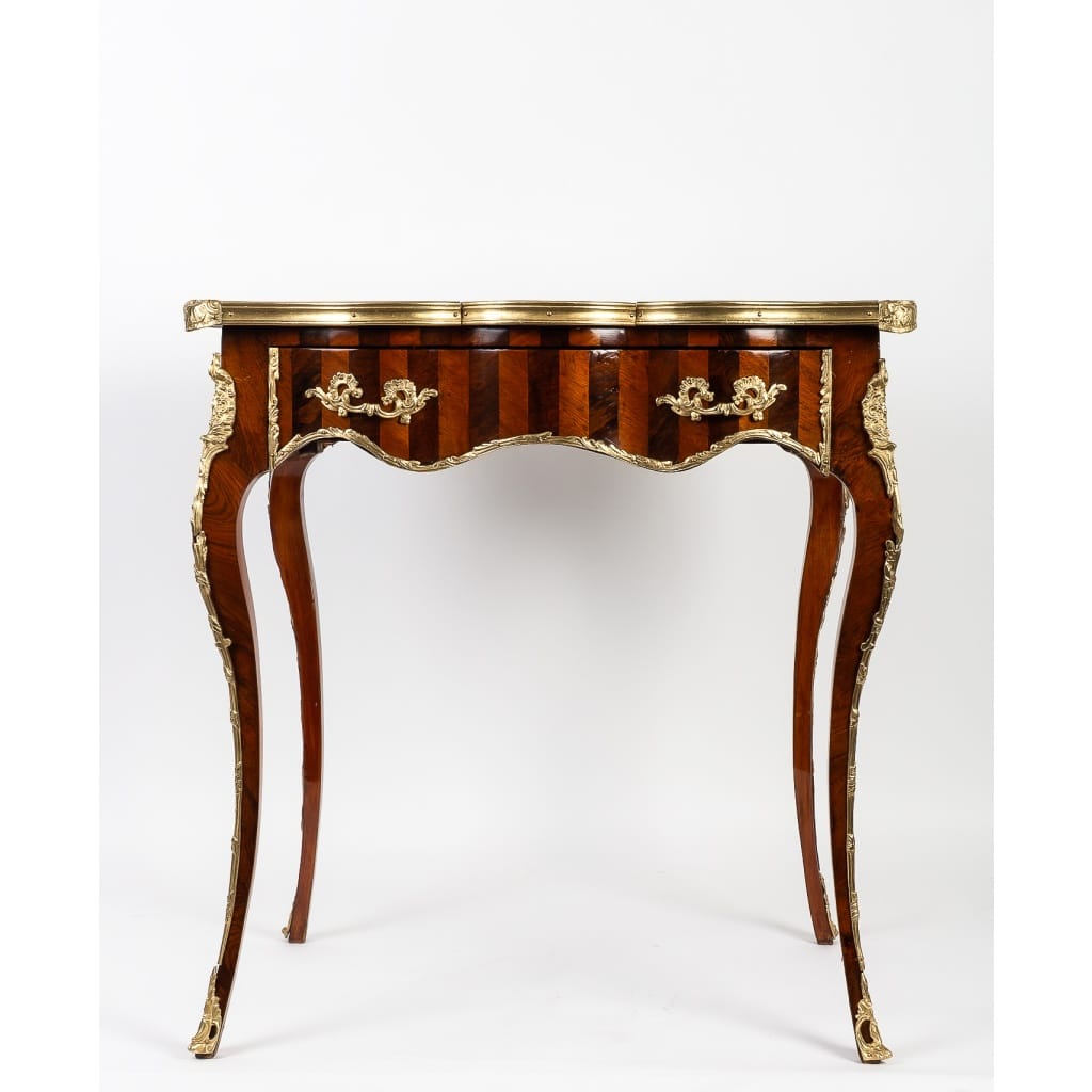 Table à écrire en Palissandre et Bois de Rose époque Napoléon III vers 1850-1870 | Biron 