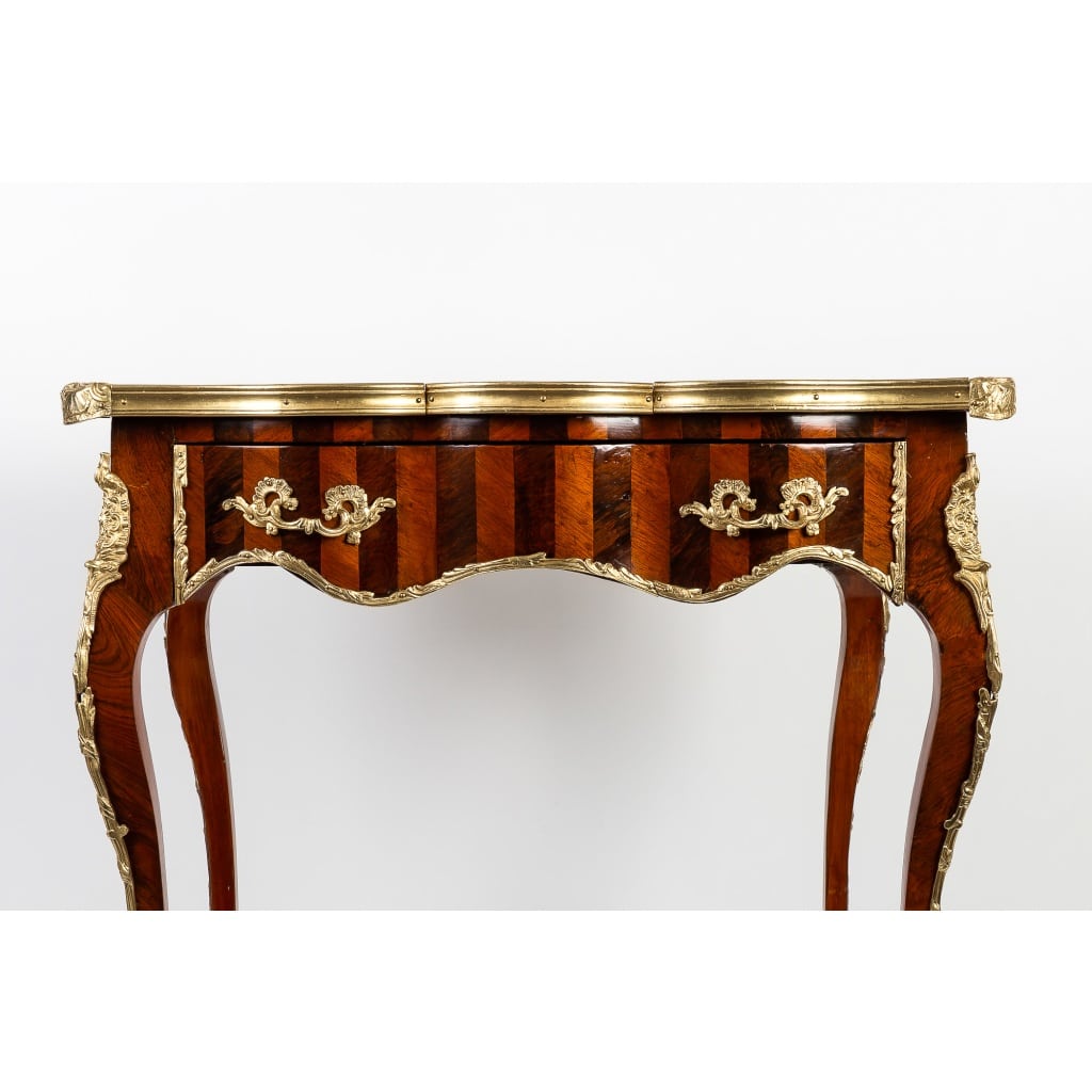 Table à écrire en Palissandre et Bois de Rose époque Napoléon III vers 1850-1870 | Biron 
