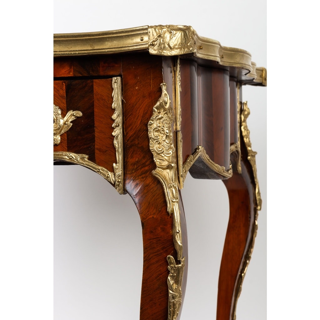 Table à écrire en Palissandre et Bois de Rose époque Napoléon III vers 1850-1870 | Biron 