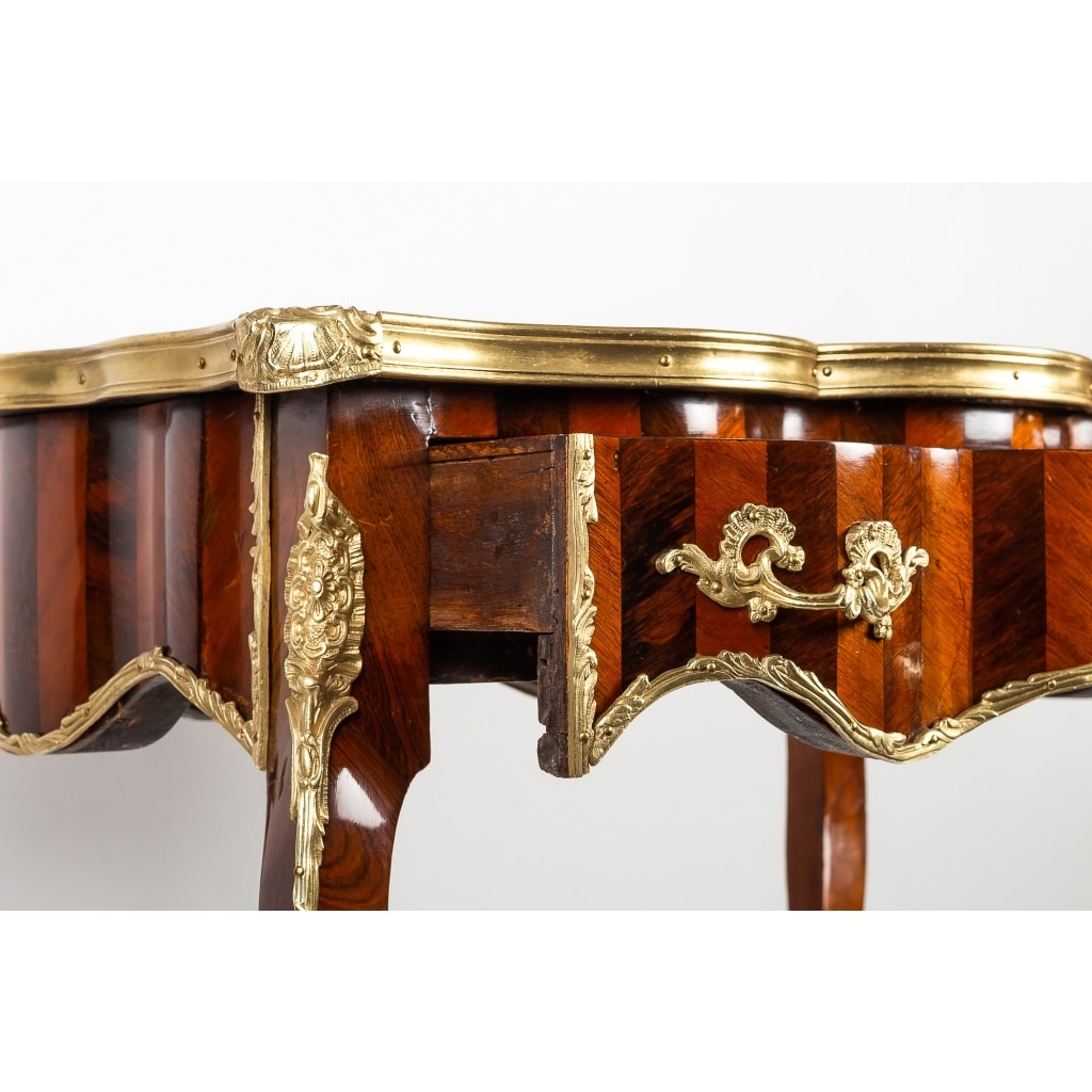 Table à écrire en Palissandre et Bois de Rose époque Napoléon III vers 1850-1870 | Biron 