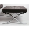Fauteuil Style Barcelona avec Ottoman – Made in Italy, Design Moderne Iconique, Parfait État | Biron 
