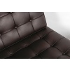 Fauteuil Style Barcelona avec Ottoman – Made in Italy, Design Moderne Iconique, Parfait État | Biron 