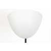 Rare Lampadaire Vintage en Fer Forgé et Opaline, Design Sculptural Italien des Années 1960 | Biron 