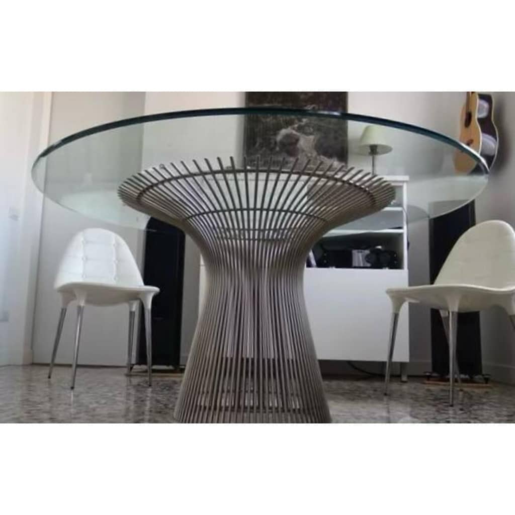Warren Platner créateur & Éditeur Knoll International table dessus bois 3716T | Biron 