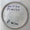 PICASSO Pablo & Madoura Homme Barbu 1959 Assiette En Faïence Signée Certificat D’authenticité | Biron 