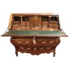 Commode Bordelaise dite scriban en noyer et acajou époque Louis XV | Biron 
