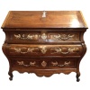Commode Bordelaise dite scriban en noyer et acajou époque Louis XV | Biron 