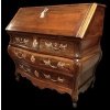 Commode Bordelaise dite scriban en noyer et acajou époque Louis XV | Biron 