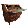 Commode Bordelaise dite scriban en noyer et acajou époque Louis XV | Biron 
