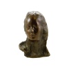 Sculpture d’un buste féminin en bronze patiné, Art contemporain, XXIème siècle. | Biron 